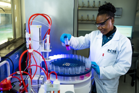 person looking at viles